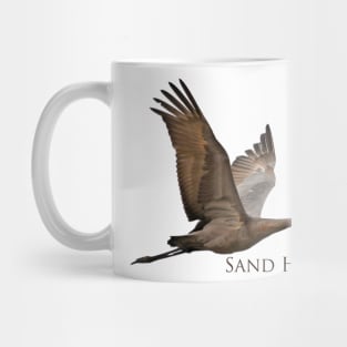 Sandhill Crane in Flight Mug